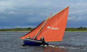 Galway Hooker in Cruinniu na mBad Festival, Kinvara